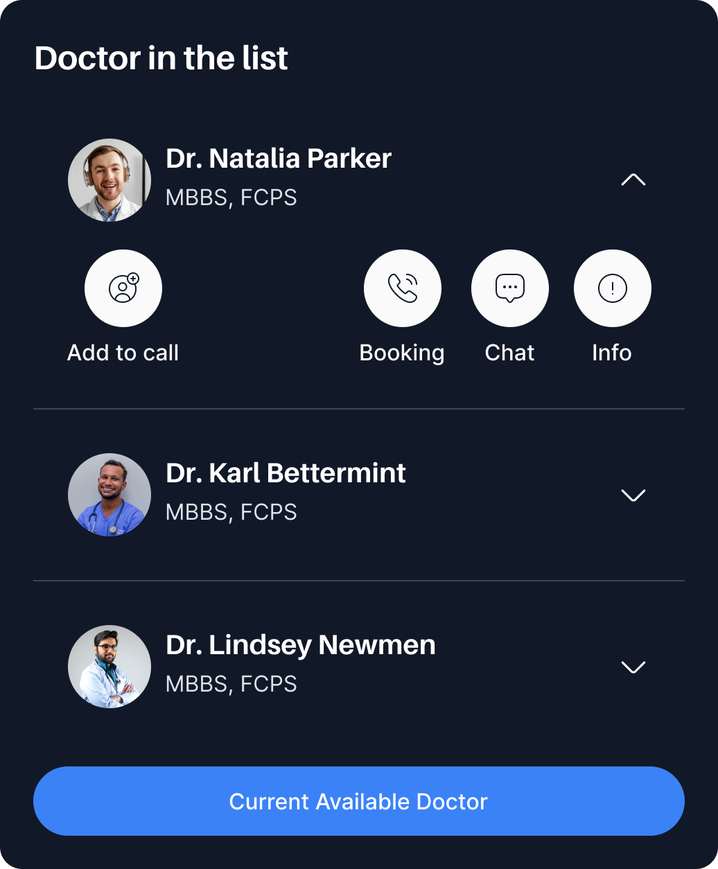 Employer dashboard mockup